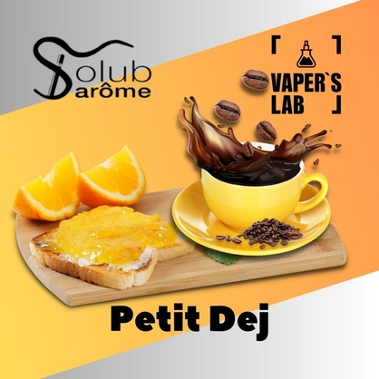 Фото, Аромка Solub Arome Petit dej Тост с апельсиновым джемом и кофе