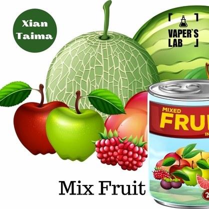 Фото Ароматизатор Xi'an Taima Mixed Fruit Мікс фрукти