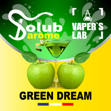 Ароматизатори для вейпа Solub Arome Green Dream Освіжаючий напій з яблуком