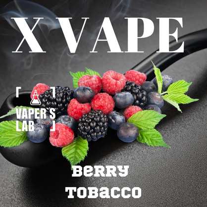 Фото, Жижа для вейпа без нікотину XVape Berry Tobacco