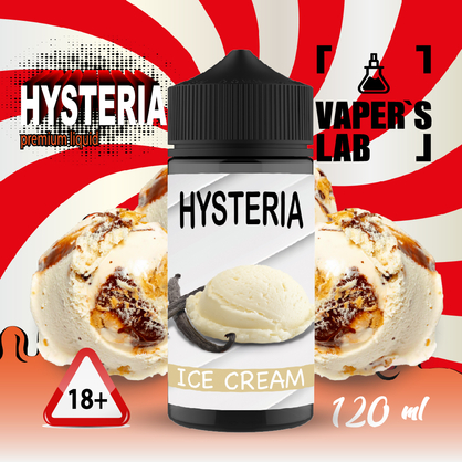 Фото жидкость для вейпа купить hysteria ice cream 100 ml