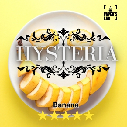 Фото заправка на вейп hysteria banana 60 ml
