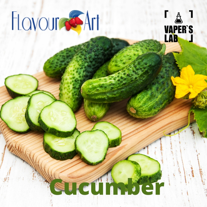 Фото, Ароматизатор для вейпа FlavourArt Cucumber Огірок