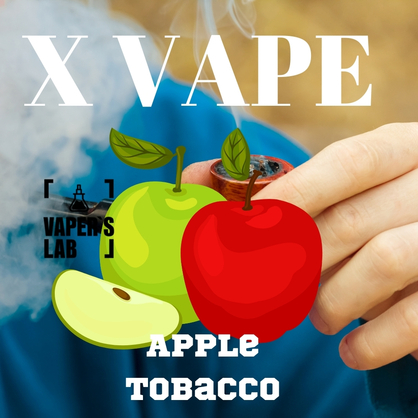 Фото заправки до вейпа xvape apple tobacco 120 мл