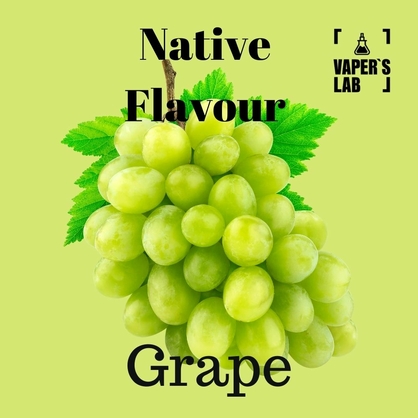 Фото, Видео на Заправка для вейпа дешево Native Flavour Grape 30 ml