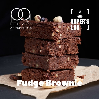 Фото, Ароматизатор TPA Fudge Brownie Шоколадный пирог с карамелью