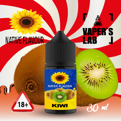 Фото солевая жидкость native flavour kiwi 30 ml