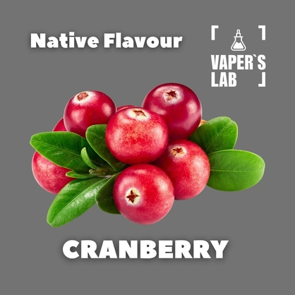 Фото, Відео на ароматизатори для вейпів Native Flavour cranberry 30мл