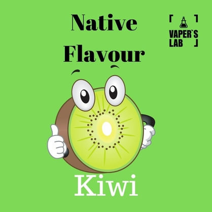 Фото, Жижа для вейпа без нікотину Native Flavour Kiwi 100 ml