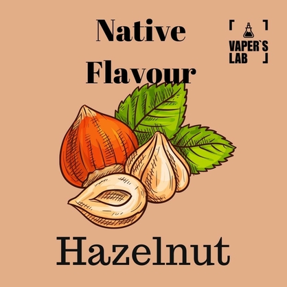 Фото, Видео на Жидкости для вейпов Native Flavour Hazelnut 100 ml