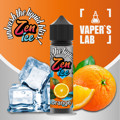 Фото жижі для вейпа zen ice orange