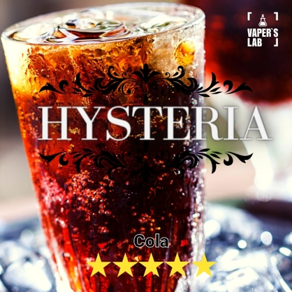 Фото безнікотинова рідина hysteria cola 30 ml