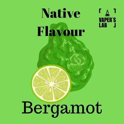 Фото Заправка для вейпа без никотина Native Flavour Bergamot 100 ml