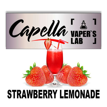 Фото на аромку Capella Strawberry Lemonade Клубничный лимонад