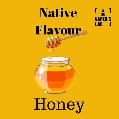 Фото безнікотинова рідина native flavour honey 15 ml