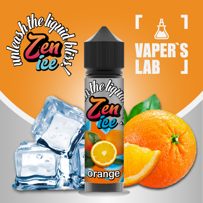 Фото жижі для вейпа zen ice orange