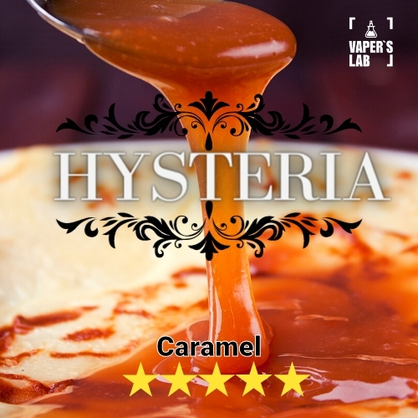 Фото, Видео на жижи для вейпа Hysteria Caramel 30 ml