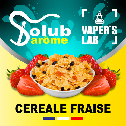 Фото Solub Arome Céréale fraise Кукурудзяні пластівці з полуницею