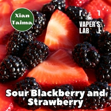 Ароматизаторы для вейпа Xi'an Taima "Sour Blackberry and Strawberry" (Кислая ежевика и клубника)