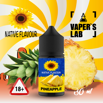 Фото жидкость для пода native flavour pineapple 30 ml