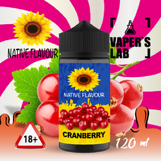 Купить жидкость Native Flavour cranberry 120 ml