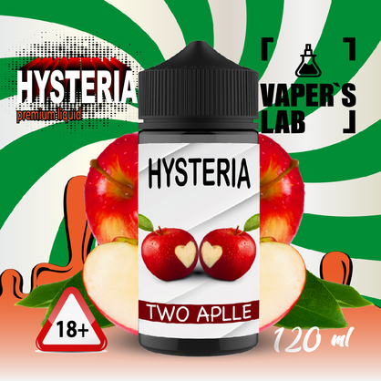 Фото жидкость для под систем hysteria two apples 100 ml