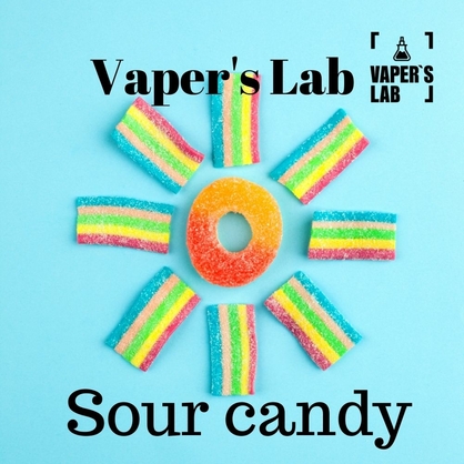 Фото на рідину на сольовому нікотині Vaper's LAB Salt Sour candy 15 ml