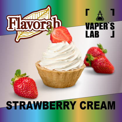 Фото на Арому Flavorah Strawberry Cream Полуничний крем