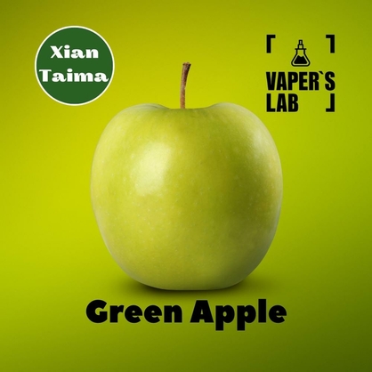 Фото, Аромка для вейпа Xi'an Taima Green Apple Зеленое яблоко