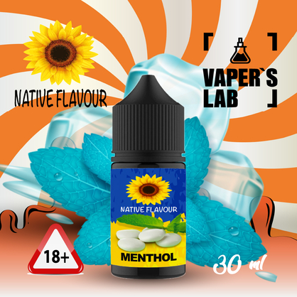 Фото жидкость для под систем native flavour menthol 30 ml